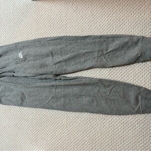 Nike Gray Track Pants with Moisture-Wicking Fabric